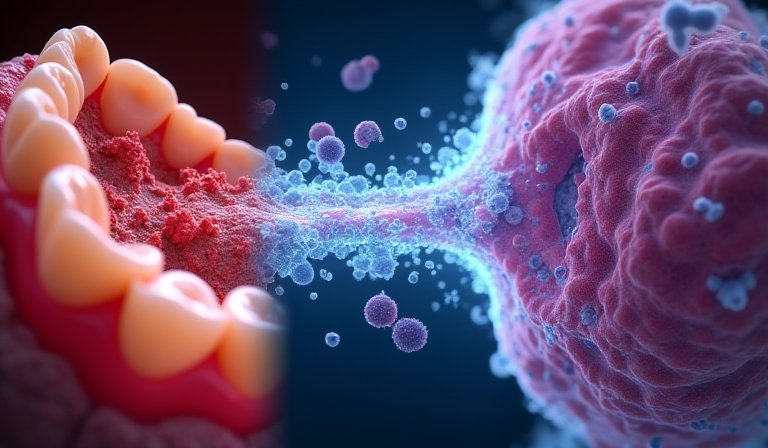 具核梭桿菌侵入乳腺組織並誘發細胞異常增生的過程