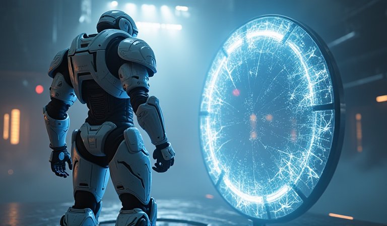 玩家使用熱成像瞄準鏡在黑暗中鎖定敵人的發熱輪廓。