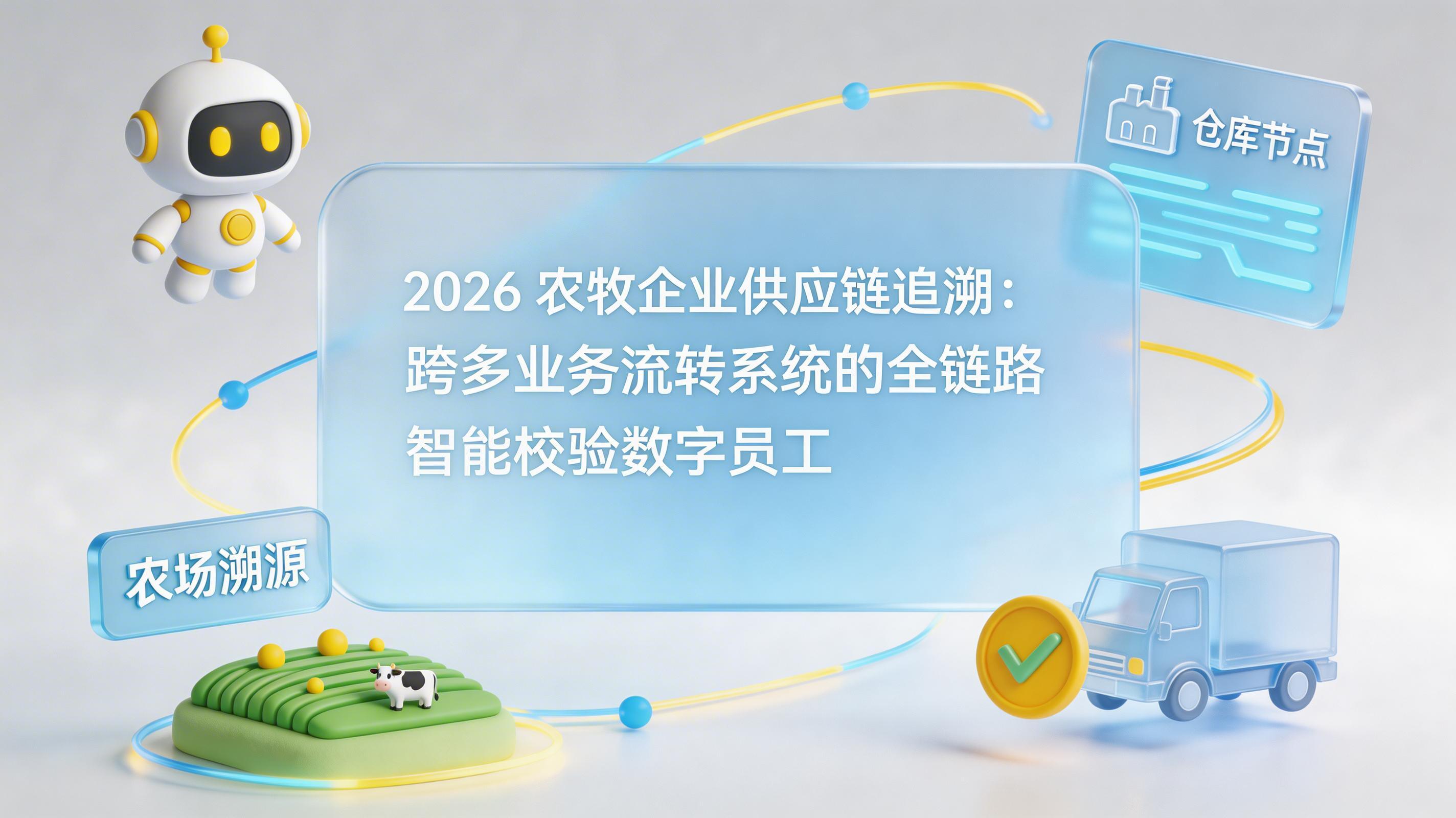 2026 农牧企业供应链追溯:跨多业务流转系统的全链路智能校验数字员工_图1