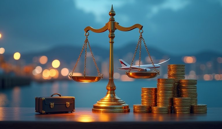 旅遊業者在辦公室內趕辦程序以繳清欠款並保住執照