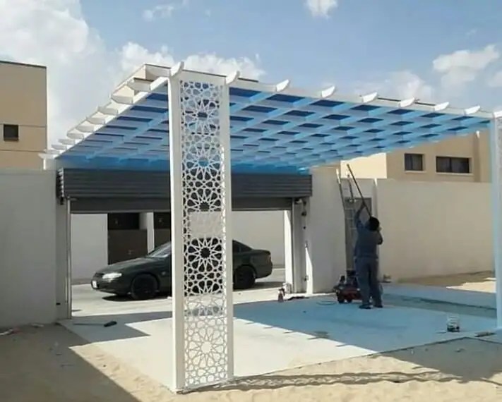 موديلات مظلات حدائق