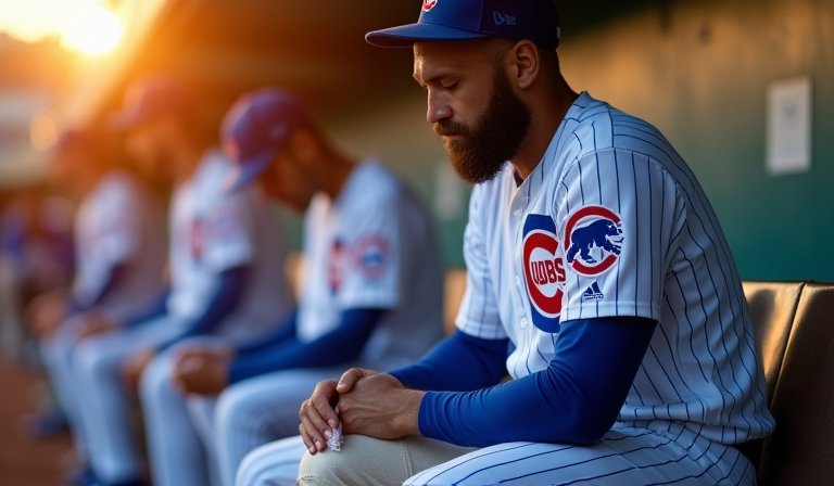 小熊隊外野手鈴木誠也於賽事中跑壘導致右膝受傷。