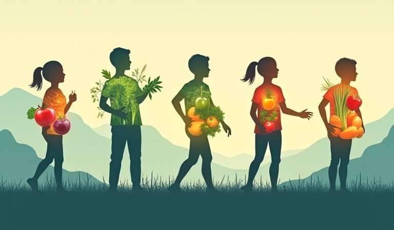 民眾挑選富含蔬果的低鹽均衡餐食，落實健康管理建議。