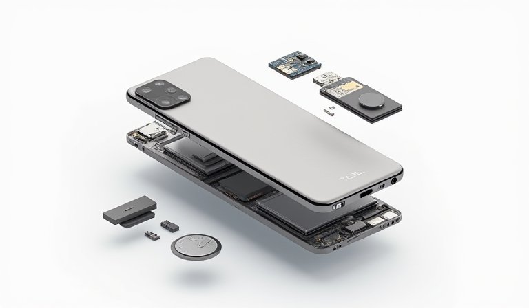 iPhone 20 展現完全無邊框的極致全螢幕外觀。