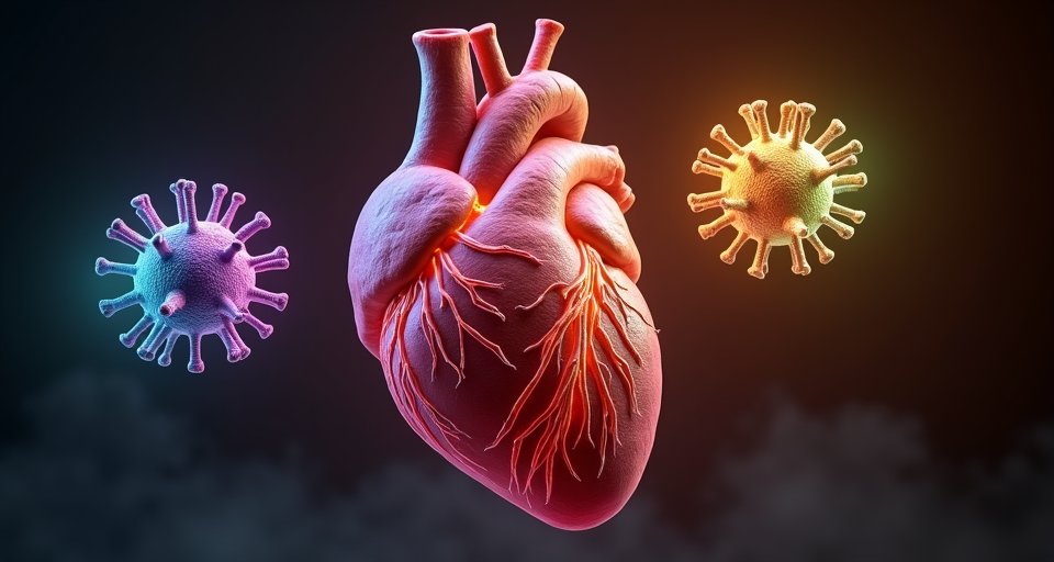 病毒侵入心肌並誘發免疫系統攻擊自身組織的致病機轉