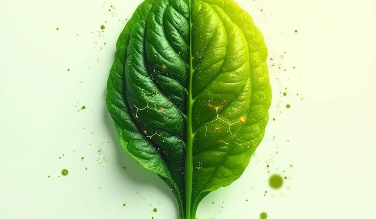 新鮮翠綠的菠菜葉片，反映農藥與永久性化學物質殘留風險。