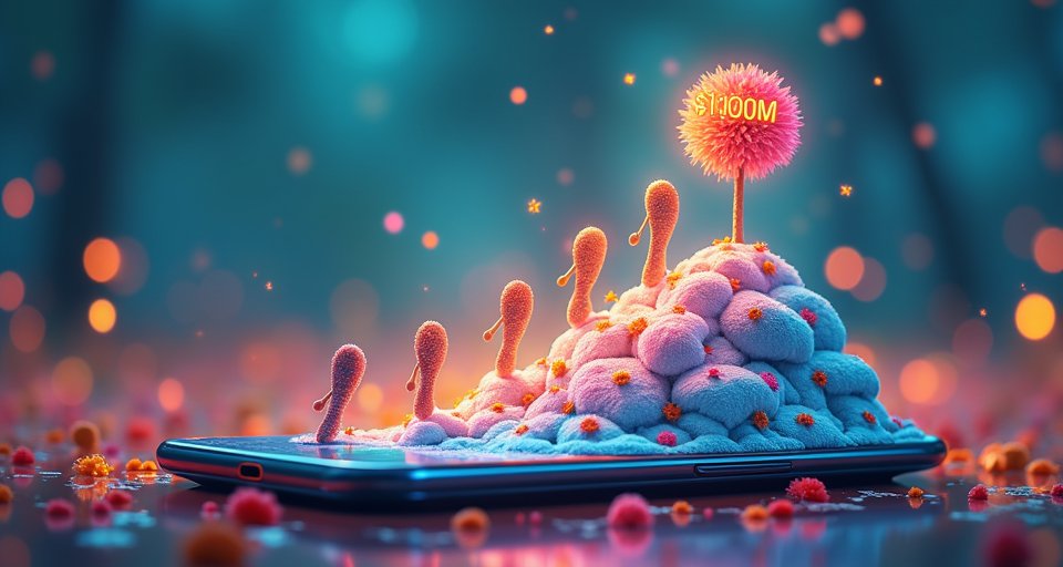 皮克敏手遊營收逼近一億美元 用走路種花打敗 AR 手遊衰退潮 情境示意