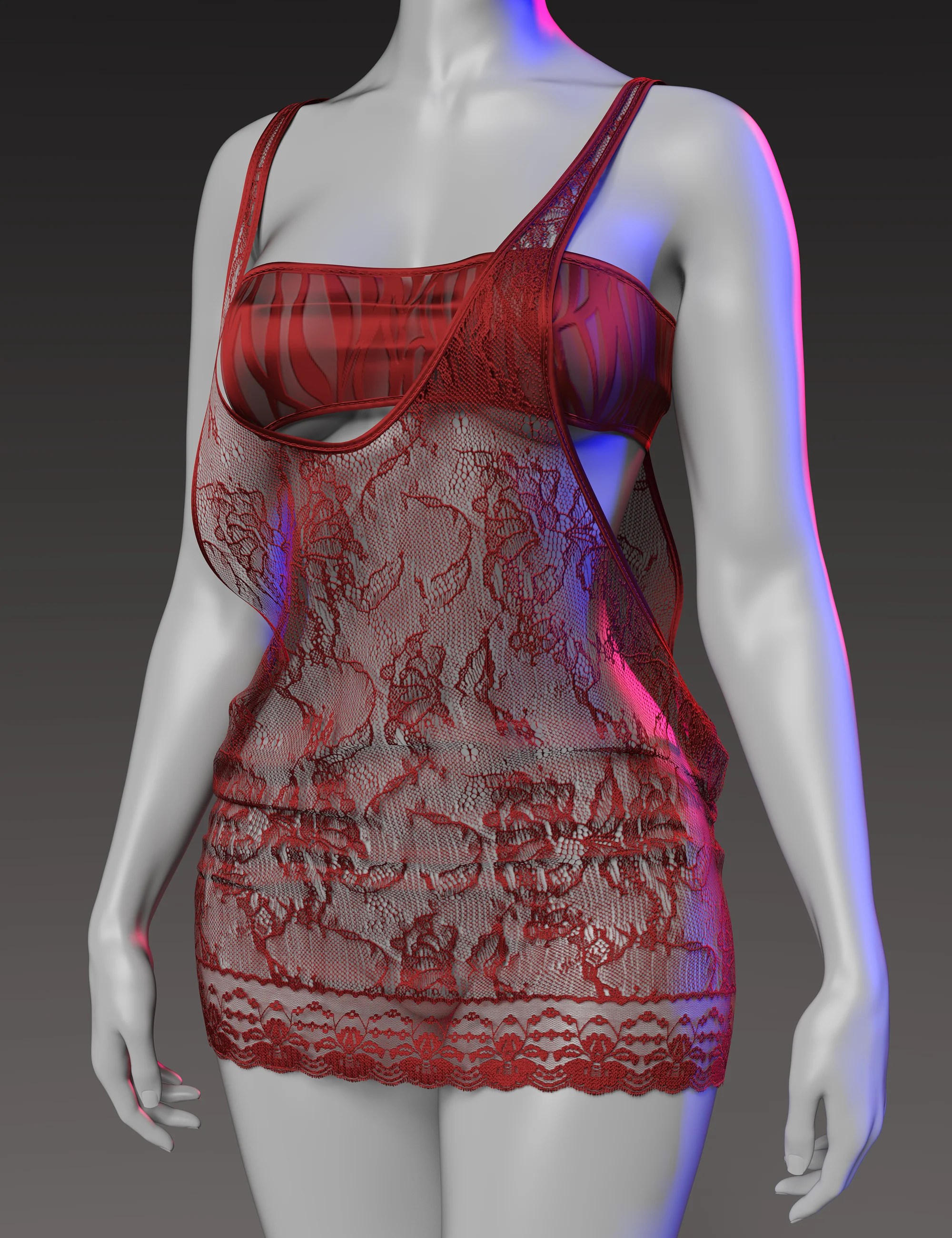VERSUS – dForce Too Messy Tank Dress Texture Add-Onnew&nbsp;