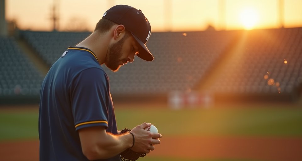 鄧愷威於投手丘專注投球，神情嚴肅面對春訓控球考驗。
