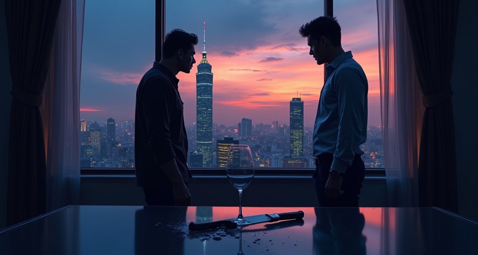 台北萬華深夜街頭拉起黃色封鎖線，警員在命案現場採證