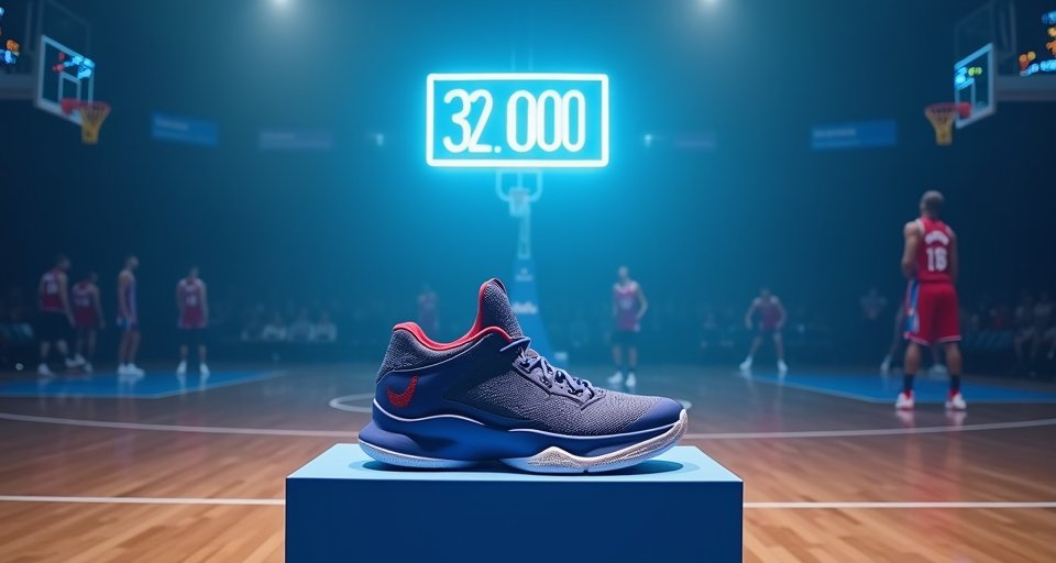 杜蘭特身穿火箭球衣投籃，突破生涯三萬二千分大關。