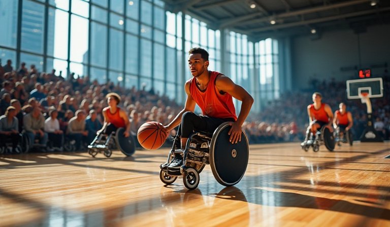 特教生與普通生在操場共同參與健身操，落實運動平權。