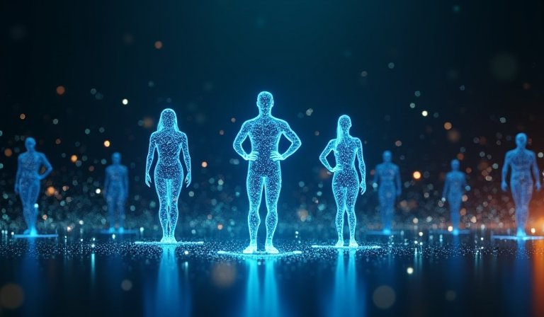 專業人員操作平板電腦，利用數據分析鎖定高潛力客群