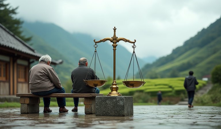 銀髮長者手持健保卡，展現政府推動高齡健保費補助現狀。