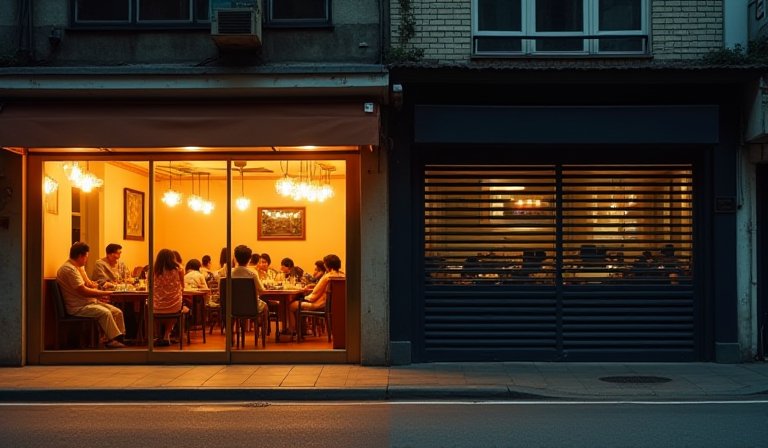 稽查人員在親子餐廳檢查彩色溜滑梯與安全防撞地墊