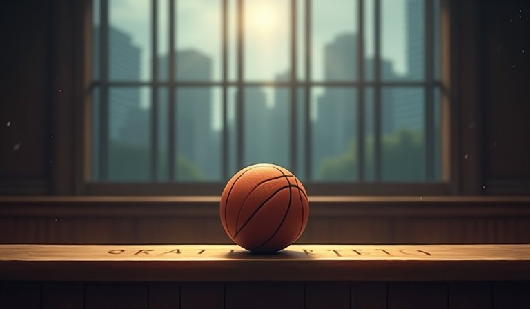 鍾小平在籃球場上展現神射手姿態專注投射三分球