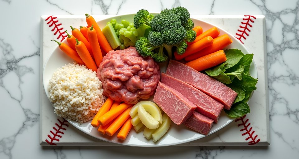 舒肥雞胸肉與新鮮生菜沙拉，展現職棒球員的高蛋白飲食