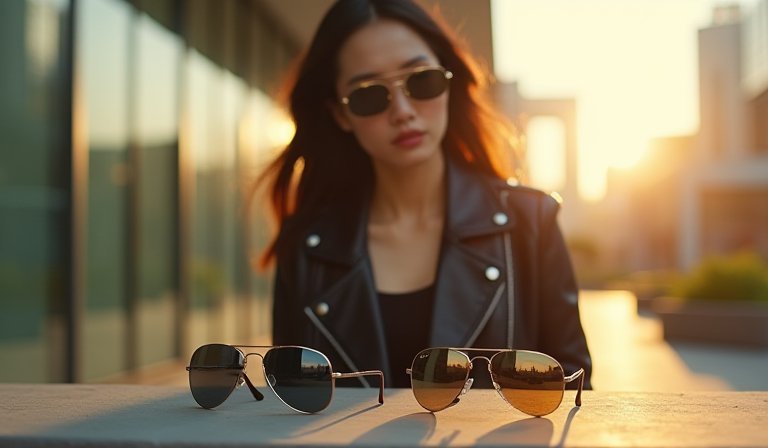 Jennie 演繹 Ray-Ban 眼鏡，展現極簡魅力。