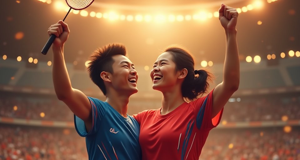 中租葉宏蔚詹又蓁寫歷史 台灣首組全英混雙四強誕生