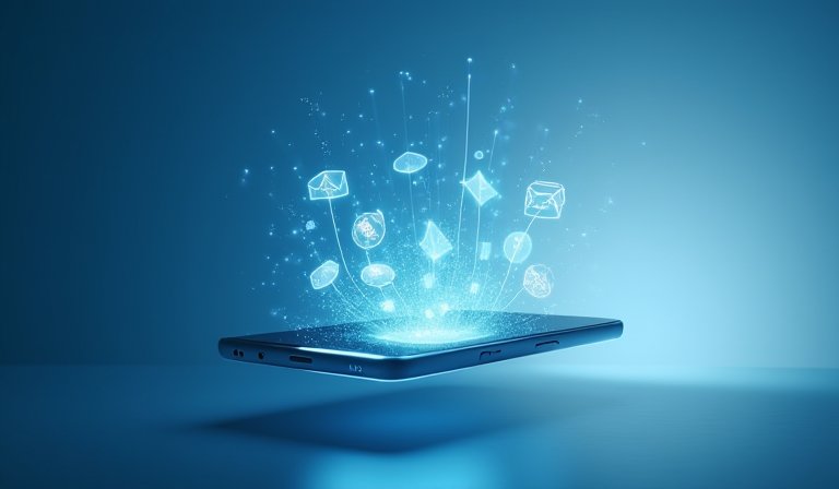 iPhone螢幕呈現Siri同步處理多項任務的介面。