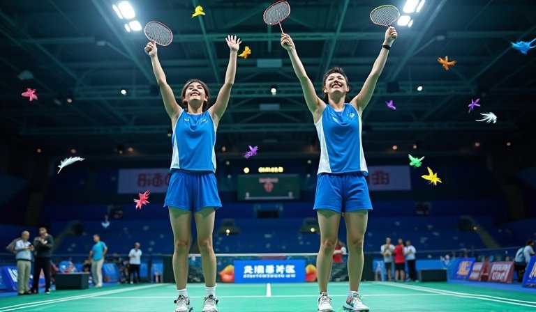 台灣羽球選手勇奪全英賽冠軍，獲頒十萬元激勵獎金。