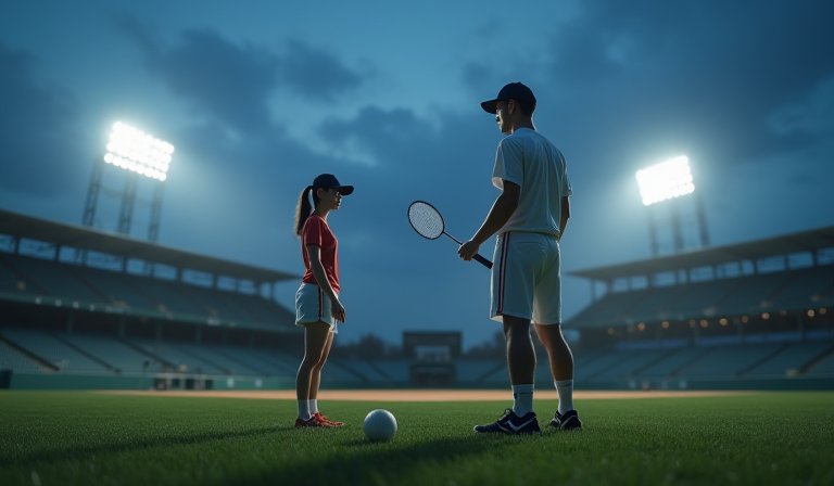 戴資穎身穿中信兄弟特製球衣，站在投手丘準備開球。