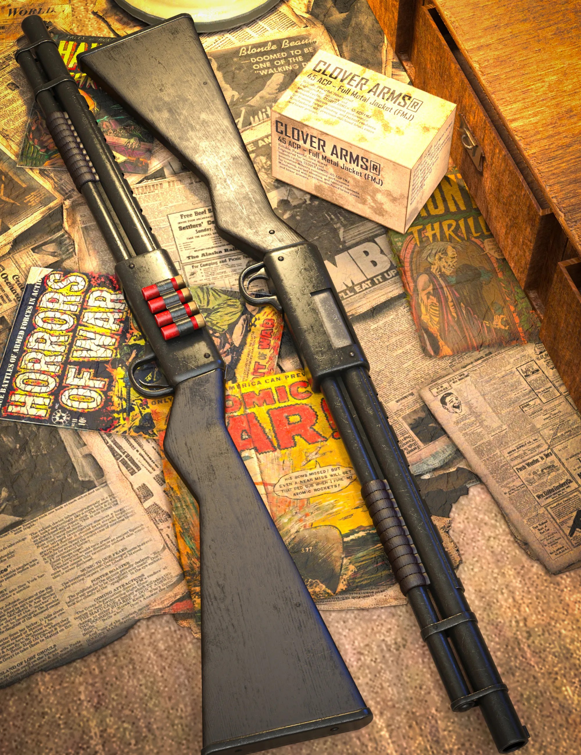 M3D ShotGun for Genesis 9new 