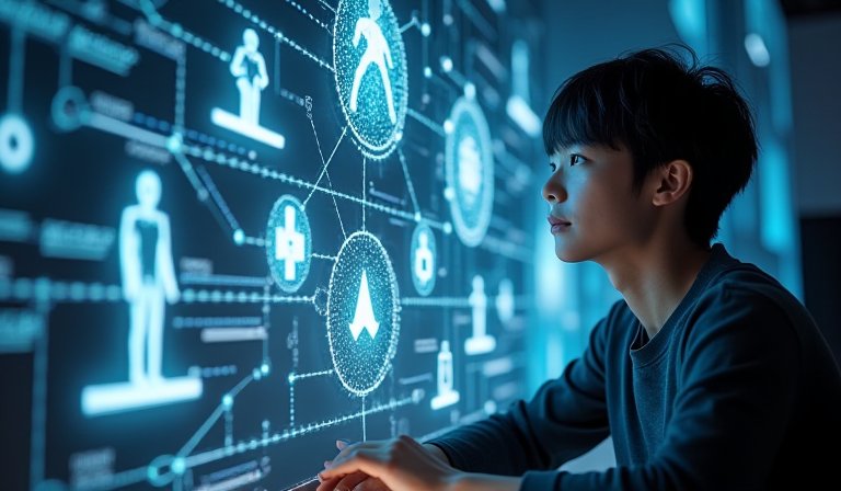 螢幕呈現 Steam 遊戲頁面，正顯示 AI 生成內容的細節申報核對表。