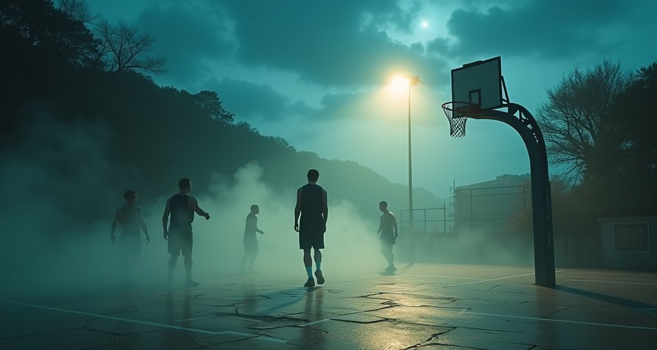 隊員以唭哩岸石親手砌築球場，重現五零年代練球情景。