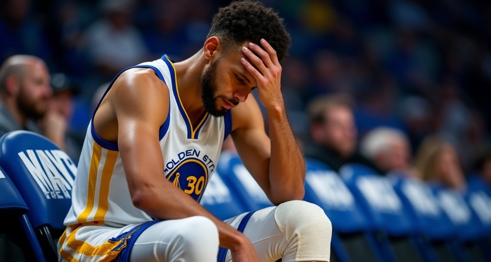 柯瑞專注進行下肢重訓，強化受傷膝蓋與腿部肌群。