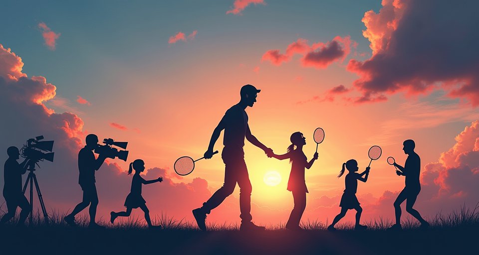 許孟哲外景奔波仍堅持羽球運動 家庭時間永遠擺第一