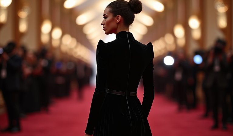 春季粉嫩對上霸氣全黑奧斯卡紅毯上演頂尖時尚對決 關鍵時刻