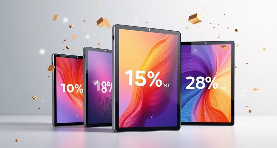 小米平板7系列併排展示，呈現輕薄機身與窄邊框螢幕質感。