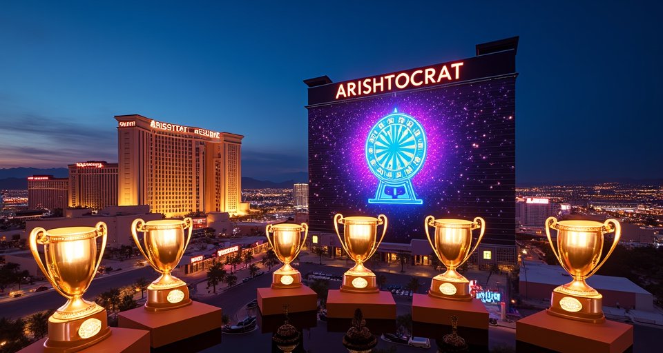 玩家在平板電腦上體驗介面絢麗的數位線上老虎機遊戲。