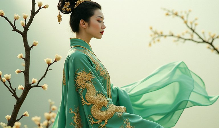 京劇演員身著傳統戲服，以俐落身段展現京崑藝術的絕技身手。