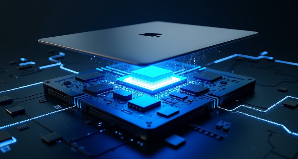 多款色彩繽紛的 12.9 吋平價 MacBook 筆電排開展示