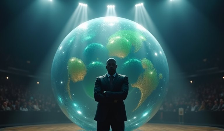 猶他爵士隊標誌與2026年NBA選秀抽籤舞台場景