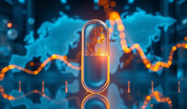 專業研發人員在生技實驗室專注進行癌症標靶新藥開發。