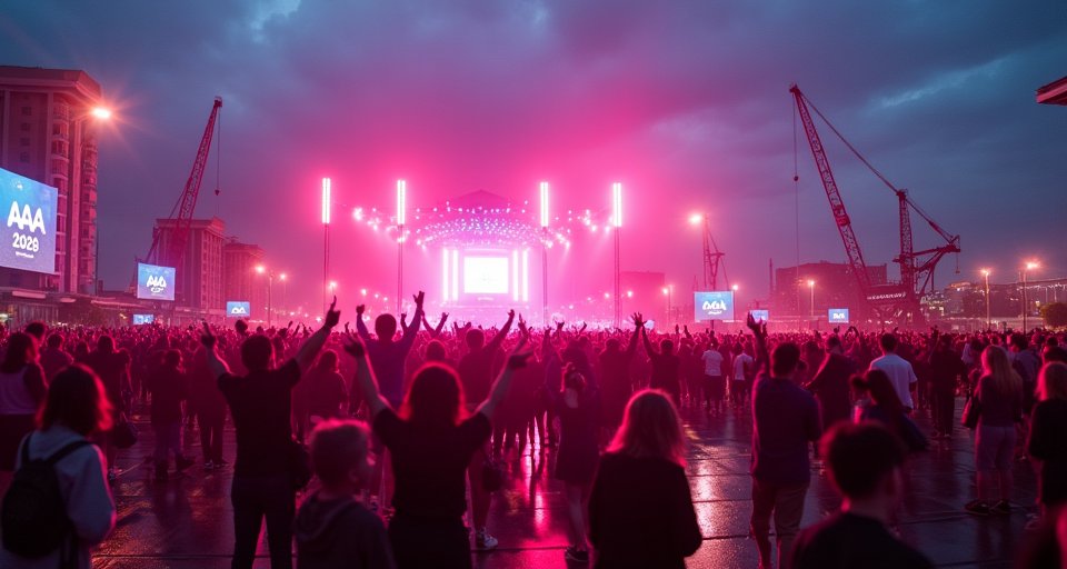 韓星身穿優雅禮服現身星光紅毯，向現場熱情粉絲揮手。