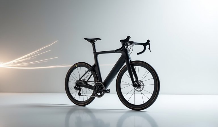 現代化展廳內陳列具備流線設計的捷安特電輔自行車