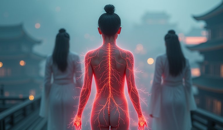 中醫師為病患把脈並針對三高徵兆進行健康諮詢。