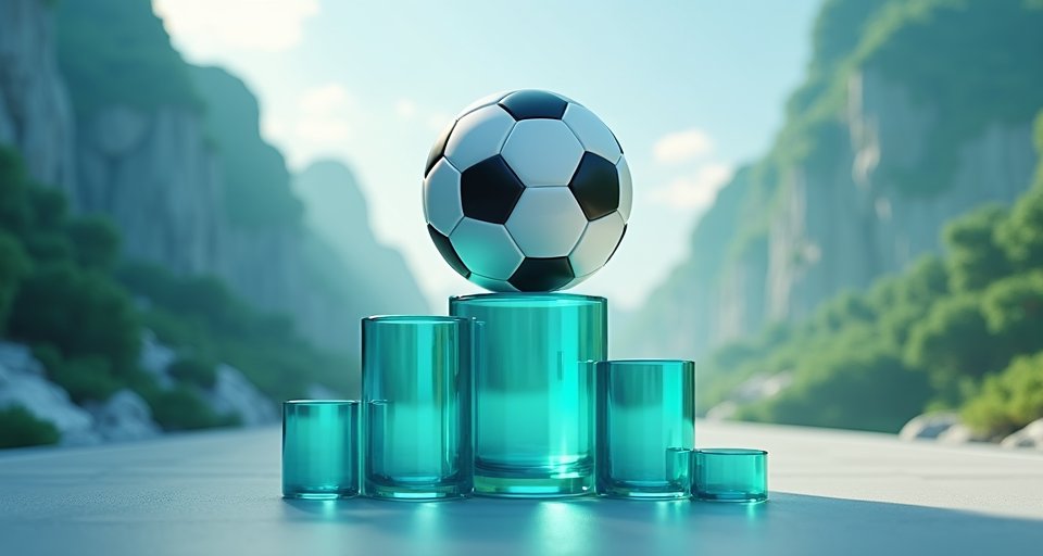 穿著運動服的學童在校園足球場內專注練習控球與射門。