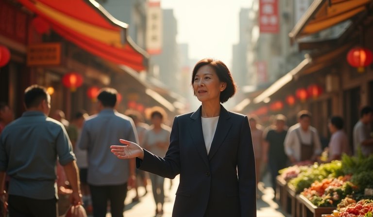 台中市長初選倒數 楊瓊瓔馬拉松掃街 江啟臣基層走訪爭民望