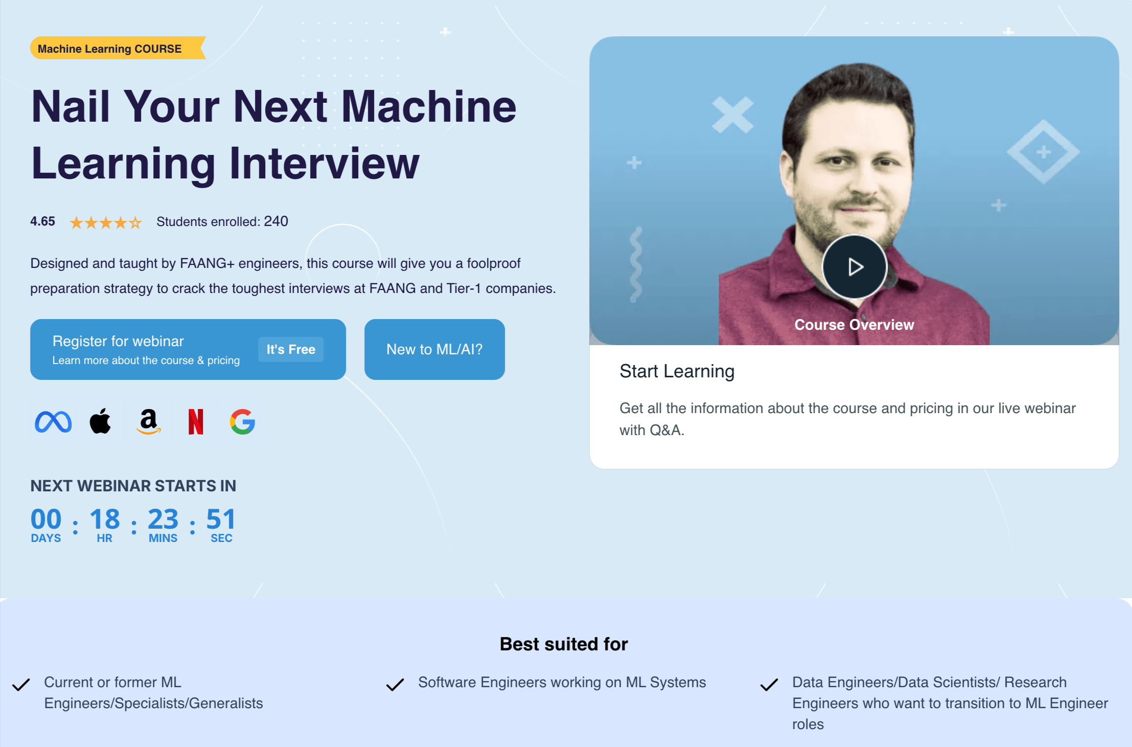 Best Machine Learning Interview Prep Course 2026