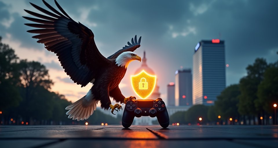 螢幕顯示英雄聯盟與要塞英雄畫面，涉及遊戲資安審查。