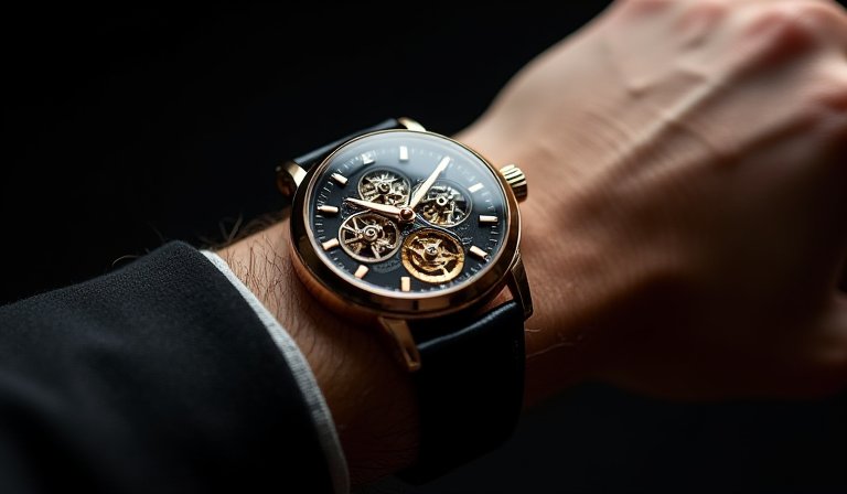 Anatom 腕錶，展現電漿陶瓷的霧面灰調與細膩質感