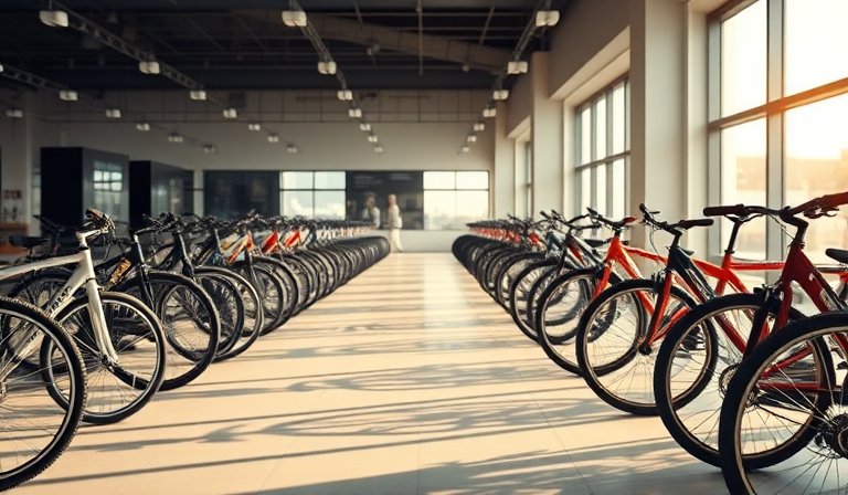 專業自行車組裝產線，反映龍頭大廠面臨的營運挑戰。