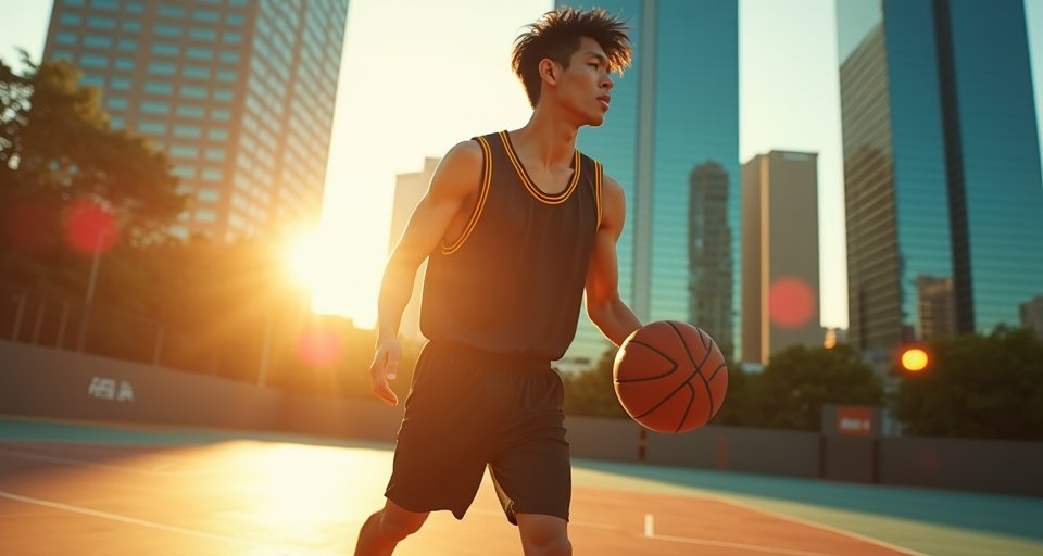 模特兒穿著TPBL聯名外套與連帽衫，呈現籃球時尚風格。