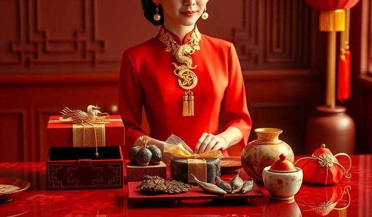 楊文蔚婚禮過大禮融合傳統龍鳳金飾與現代時尚風格 關鍵時刻