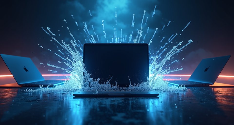 13 吋 MacBook Neo 展示其多彩機身與簡潔設計。